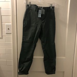 LOFT Jade Green Girlfriend Pants